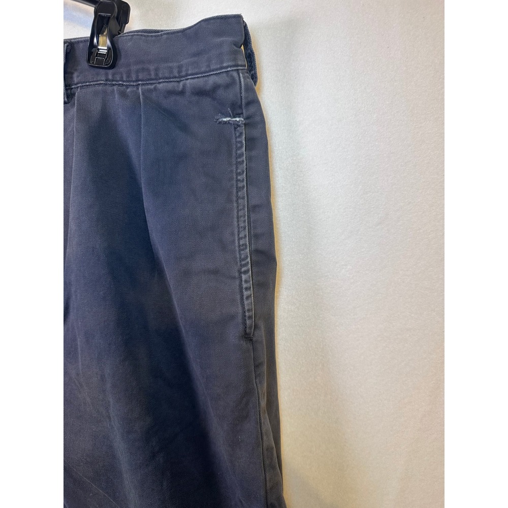 Polo Ralph Lauren Tyler‎ Short Mens Size 40 CHARCOL Pleated Cotton Casual Shorts - Picture 4 of 11